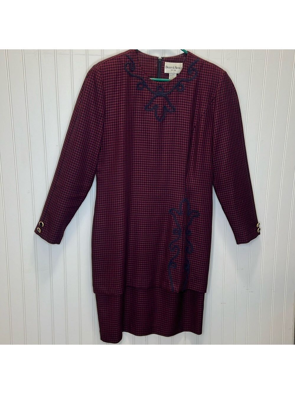 Danny & Nicole Long Sleeve Vintage Dress Size 12